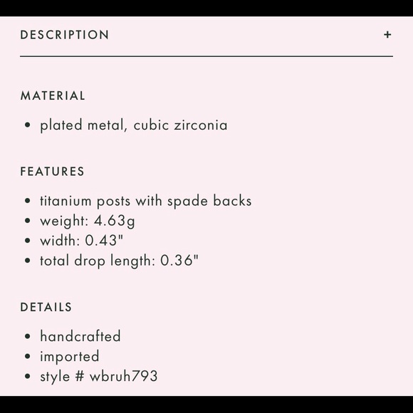 NWT Kate Spade Heart Stud Earrings - Picture 4 of 4